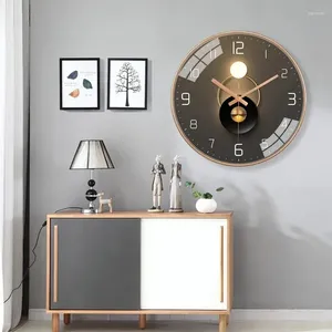 Wall Clocks Home Clock Living Room Hanging Simple Fashion Light Luxury Household Watch Modern Mute Quartz