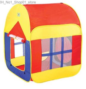 Torneiras de brinquedo Ultralarge Kids Play Tent Dobing Playhouse com 2 portas Crianças Presente Apresentador de brinquedos à prova d'água Play Indoor House Q231220