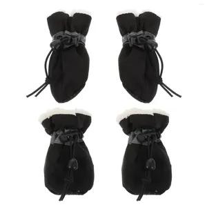 Dog Apparel 4 Pcs Pet Shoe Covers Sole Protectors Cat Warm Shoes Keep Outdoor Winter Cloth Reflective Footwear Snowshoes