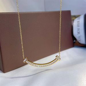 18k banhado a ouro colares de aço inoxidável moda feminina designer colar gargantilha carta pingente corrente cristal declaração casamento j287g