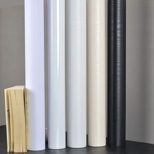 90 cm bredd träkornsskal och stick tapeter DIY PVC Selfadhesive Home Furniture Renovering Films Vinyl Stripe Wall Stickers 231220