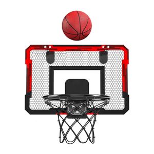 Canestro da basket a parete con palline con pompa Mini cerchio Set Porta stanza Canestro da basket per esterni Interni Adulti Ragazzi Ragazze 231220