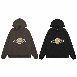 Designer hoodie outono inverno impresso em torno do pescoço masculino hoodie graffiti solto estilo casual casal moda tendência de alta qualidade casaco superior