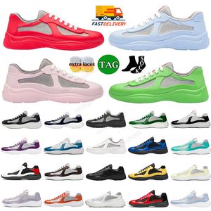 2024 Scarpe casual Uomo Donna Coppa americana Mesh Stringate Pelle bassa Nylon PVC Designer Campus Triple Nero Bianco Suola in gomma Tessuto Scarpe da ginnastica Sneakers All'aperto