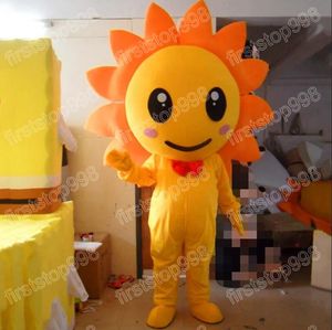 Halloween Sun Maskottchen Kostüm Cartoon Anime Theme Charakter Unisex Erwachsene Größe Werbung Requisiten Weihnachtsfeier Outdoor Outfit Anzug