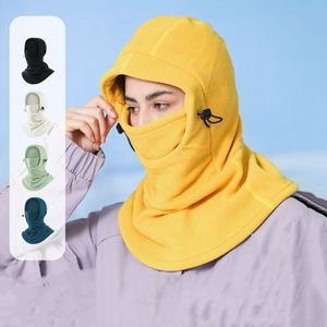 Winter Ski Maske Outdoor Thermal Winddicht Warm Halten Fleece Balaclava Ski Maske Gesicht Hals Abdeckung Hut Kappe Bandanas Party Hüte q845