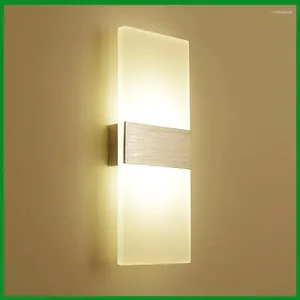 Wall Lamp LED Lights Outdoor IP44 Wash Light 3W 6W 12W Up Down Lighting Modern Acrylic For Bedroom Living Room