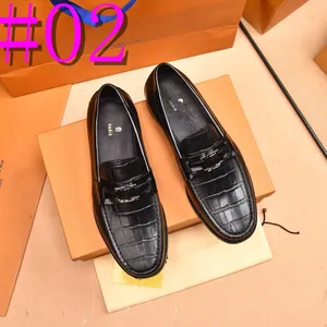 20 model iş rahat deri ayakkabılar erkekler için moda erkekler resmi ayakkabılar ofis erkek tasarımcısı elbise ayakkabıları nefes alabilen erkek oxford ayakkabı boyutu 38-45