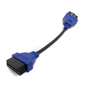 Kabel rozszerzony 30 cm adapter wtyczki OBD2 16-pin OBDII Scan Tool Diagnostic Extender Cord