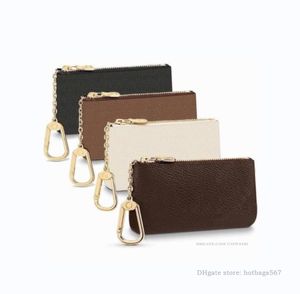 Borsa a portafoglio di design all'ingrosso di alta qualità con scatola Portamonete da donna, portachiavi, borsa, contanti, moda, fiori, lettere, griglia