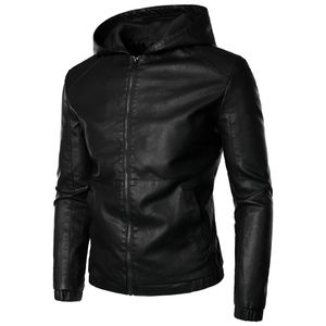 Mäns päls faux päls män motorcykel pu läderjackor hösten kausal varm kappa manlig vår mode masculinas vindtät jacka överrock s-5xl 231220