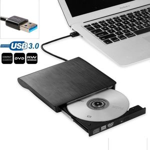 CD-плеер Портативный USB 30 Тонкий внешний DVD-RW Writer Drive Reader Оптические приводы для ноутбуков ПК 1 шт. 230829 Прямая доставка Электроника Dhsmb