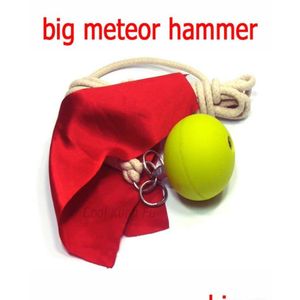 Kampfkunst Meteor Hammer China Kung Fu Wushu Gummi für Anfänger und Kinder5519563 Drop Lieferung Sport im Freien Fitnesszubehör Dhkkg