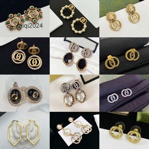 Designer Luxury Women Fashion Designer Vintage Letter G Studs Top Quality Engagement Earring for Lady Wholesale