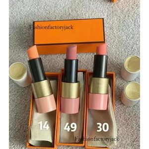 Bestsäljande designer rose en tillverkad i Italien Natural Rose Lip Gloss Collection #14 #30 #49 Color Lipsticks 4G