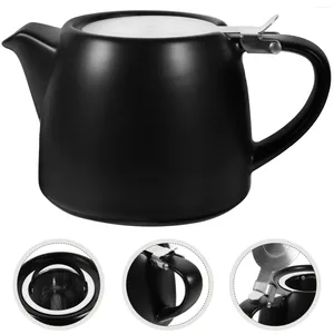 Set di stoviglie Teiera in ceramica Caffè Kungfu Strumento per servire Brocca in porcellana Bollitore per fare infusore domestico in acciaio inossidabile