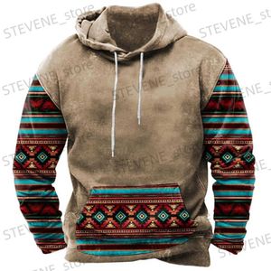 Herrtröjor tröjor vintage Estilo Indiano Moletom capuz Moletom capuz dos homens unisex harajuku pullover 2023 nova jaqueta de grandes dime t231220