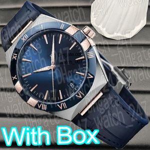 Designer Watch for Men gumowe paski automatyczne zegarki mechaniczne mechaniczne zegarki ze stali nierdzewnej luksusowy człowiek moda Wodoodporne strażnicy z pudełkiem Montre de Luxe