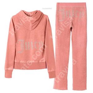 Apple Tracksuit Juicy Women Spring Autumn New Leisure Sports Suit Zipper Seater Hoodies Two-Piece Outdoor Sportswear Suits UVX1 CDQP 1 8NAL