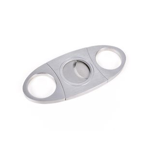 Stainless Steel Cigar Cutter Metal Classic Cutter Guillotine Cigar Scissors Gift Puncher Cutting Knife Cigar Accessory W0145