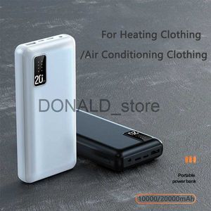 Handy-Powerbanks 20000 mAh Power Bank Externer Akku für Heizung Weste Jacke Handschuhe Poverbank Tragbares Ladegerät für iPhone Xiaomi Powerbank J231220