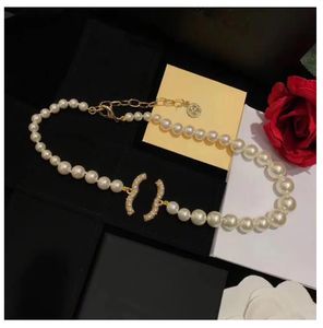 Pendant Necklaces Fashion classic 100th anniversary designer pearl necklace for women Party Wedding Lovers Mother's Day Gift jewelry for Bride