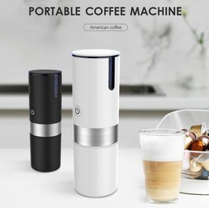Mała przenośna mini -elektryczna maszyna do kawy na świeżym powietrzu do domu kawa proszkowa kapsułka uniwersalna maszyna