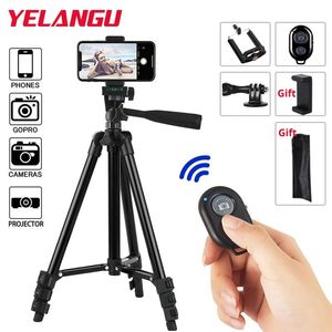 Holders YELANGU Flexible Tripod Extendable Travel Lightweight Stand Remote Control For Mobile Cell Phone Mount Camera Gopro Live Youtube