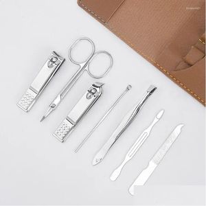 Nagelkonstsatser Set Scissor Rostfritt stål Clippers Pedicure Beauty Manicure Implementera hushållsverktyg Drop Delivery Health Salon DH2WH