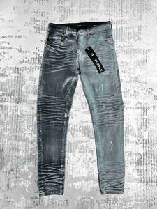 2024 Novo capuz roxo calça calças jeans jeans amis calça de alta qualidade design retro streetwear calça suportes de moletom de alta qualidade jeans ksubi 28 laxw