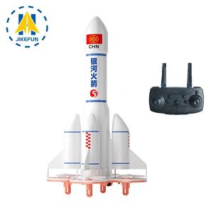 ElectricRC Aircraft Foam Remote Control Space Rocket RC Astronaut Space Shuttle Mini Drone With LED Lighting RC Quadcopter Aircraft Toys For Boys 231219