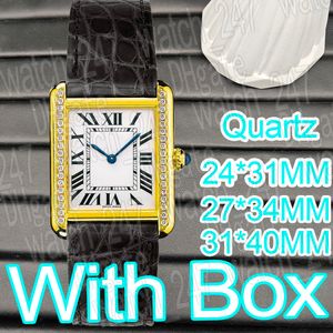 Luksusowe zegarki Diamentowe Zegarki dla mężczyzn i kobiety zegarków zegarków dla kochanków kwarcowy diamentowy różowy złoto platynowe zegarki ze stali nierdzewnej dam