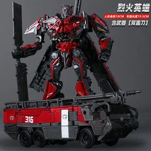 Giocattoli di trasformazione Robot Trasformazione BAIWAI Versione semplice TW-1024 KO SS61 Sentinel Prime Figure Toy 231219