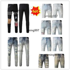 Pants 2024 Holes New Arrivals Jean amari Jeans amirl amirlies COOLGUY am Denim amis imiri Trousers amiiri Mens Biker Luxury Man Designer Clothing 32XE