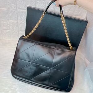 Tasarımcı çanta çanta jamie 4.3 koyun derisi kapitone metal zincir omuz çantaları lüks deri çanta çanta kadınlar büyük crossbody alışveriş çantaları siyah 2 boyutlu çanta