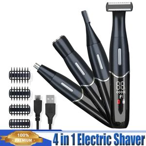 Electric Shaver Multifunction Hair Clipper Remover Haircut Armpit Leg Chest Nose Bikini Eyebrow Trimmer for Men Women 231220