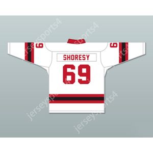 Custom White Shoresy 69 Letterkenny Irish Alternative Hockey Trikotie Neue Top ED S-M-L-XL-XXL-3XL-4XL-5XL-6XL