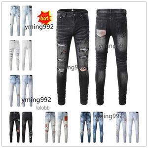 amirlies męskie dziury Pantie 2024 Amis imiri amiiri nowe luksusowe designer dżinsy przybysze spodnie Jean Coolguy Biker Amari Man Amirl Clothing Vtmn