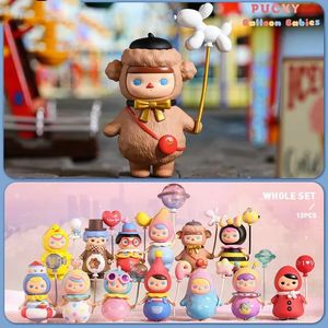 Ślepy pudełko Pucky Balon Babies Series Blind Box Toys Kawaii Anime Action Figur