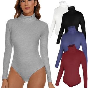 Bodysuit şekil giyim kadınları tam vücut şekillendirici yüksek yakalı uzun kollu karın kontrol zayıflama kılıfı uyluk daha ince karın korse 231220