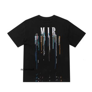 Tees women tshirt amari fashion amiiri Männer Amirl Luxusdesigner Amiries Limited Edition Paare Am Street Wear Amis Marke Shirt Splashkin IMIRI Brief Print Ktky