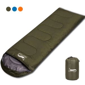 Sovsäckar öken räv ultralätt sovsäckar för vuxna barn 1 kg bärbar 3 säsong vandring camping ryggsäck med sovsäck med säck 231219
