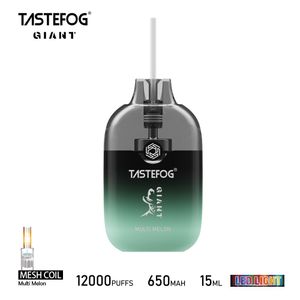 Neues Design Tastefog Giant 12000puff Einweg-Vape Puff 12k elektronische Zigarette 12 Geschmacksrichtungen Großhandelspreis