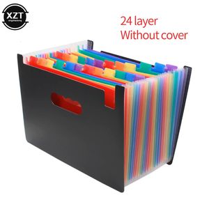 2412 Pockets Expanding File Folder A4 Organizer Portable Business Office Supplies Document Holder Carpeta Archivador 231220