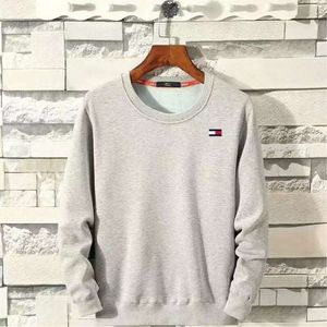 Tommyhilfiger Hoodie Designer Luxury Fashion Man Autumn Winter Sweater Långärmad bomull Runda hals Löst brev Broderi Hoodie 3713