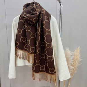 Scarf Silks Cotton Blend Women Fashion Silken Scarf Designers Scarves Top quality Silk color-blocking fringed edges Size 180cmX35cm