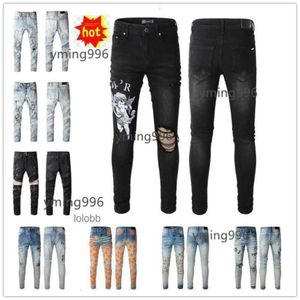 Pants Denim 2024 Mens New Holes Coolguy Ankomster amiiri Amari Luxury Designer Amirl Jeans Amirlies Byxor Jean Am Biker Amis Man Imiri Clo Oe7k