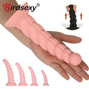 Vibratori Plug anale Butt Dildo con forte ventosa Massaggiatore prostatico Prodotti per adulti Strumento per masturbazione femminile Giocattoli sessuali per coppia 231219