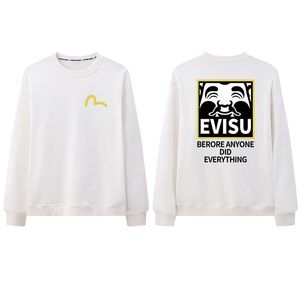 EV Hoodie Designer M Evisued Men's Women's Evisulies Hoodie Embroidery Street Hip Hop Y2K M-shaped Sweater Sweatshirts Top Clothe 1618