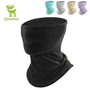 Qunature Thermal Fleece Full Face Mask Winter Neck Warm Gaiter Balaclava WindProof Outdoor Motorcycle Skiing Facemask Scarf 231220